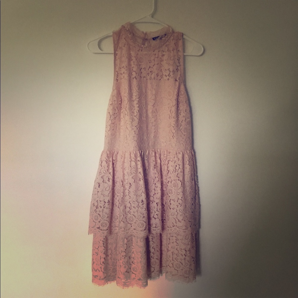 Gorgeous Pink Dress w/ Lace